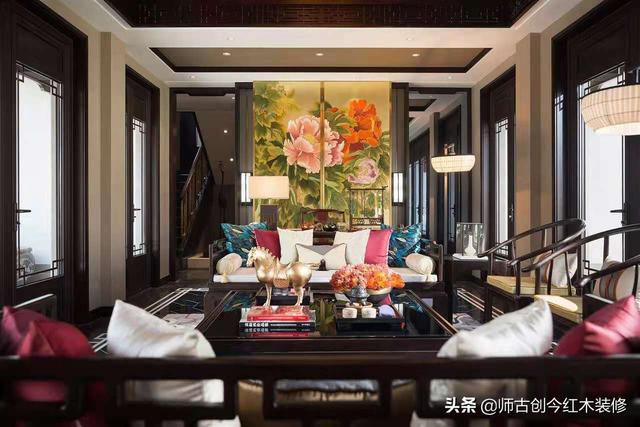 中式红木整装营造百年世家格局